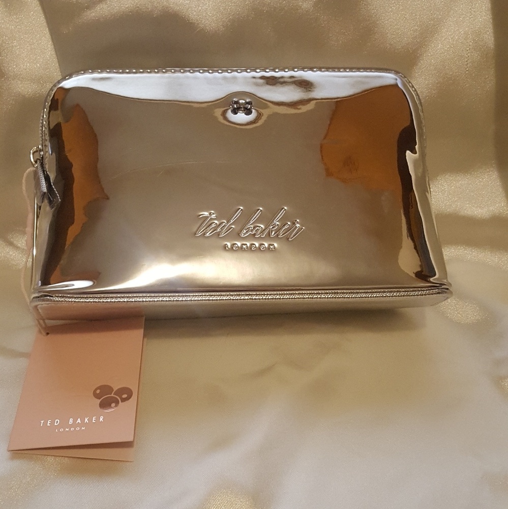 Ted Baker Make-up Bag Silver